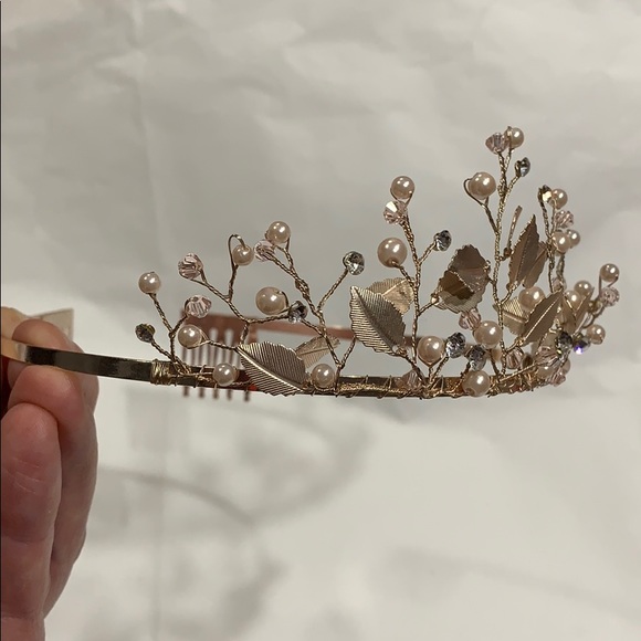 5/$30! MIX & MATCH! ICING SPARKLY Rose Gold “Twisting Branches” TIARA! - Picture 5 of 10